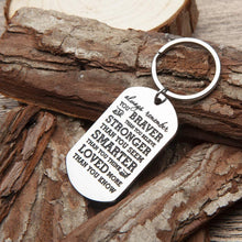 Load image into Gallery viewer, Inspirational Gifts for Teenage Girl Stocking Stuffers for Teens Girls Boys Women Engraved Keychain Always Remember You are Braver Than You Believe Graduation Birthday Gift for Teen Boys Kids