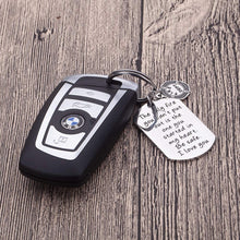 Load image into Gallery viewer, Firefighter Keychain gifts For Men Him Fireman Husband Boyfriend First Responder Gifts I Love You Key chain For Anniversary Birthday Wedding Gifts For Hubby Valentine Gifts Firefighter charm