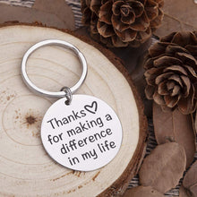 Load image into Gallery viewer, Teacher Appreciation Gifts for Women Coach Tutors Keychain 3 Pcs Bulk Graduation Teacher Valentine Gifts for Birthday Thank You Goodbye Farewell Gifts Key Ring for Men Teachers Principal