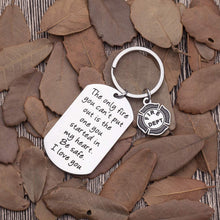 Load image into Gallery viewer, Firefighter Keychain gifts For Men Him Fireman Husband Boyfriend First Responder Gifts I Love You Key chain For Anniversary Birthday Wedding Gifts For Hubby Valentine Gifts Firefighter charm