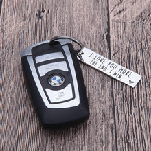 Load image into Gallery viewer, Anniversary Giftss For Husband Wife Birthday I Love You Keychain Giftss For Girlfriend Boyfriend Couple Wedding Giftss From Wifey Hubby Valentine Day Giftss Key Chain For Him Her Presents