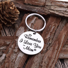 Load image into Gallery viewer, Mothers Day Keychain Gifts for Mom from Daughter Son Remember I Love You Mom Birthday Gifts for Women Mommy Key Ring Wedding Stocking Stuffers for Her