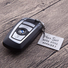 Load image into Gallery viewer, Funny Anniversary Keychain Gifts For Men Him Her Husband Wife Valentine Day Gifts For Hubby Wifey Couple Birthday Gifts For 5th 10th 20th Anniversary Wedding Gag Gifts Key Chain Men Women