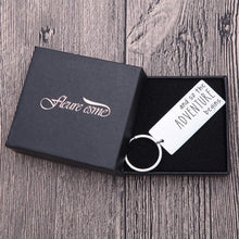 Load image into Gallery viewer, New Journey-Keychain-Retirement-Gift-College Care Package for Daughter The Adventure Begins New Job Life Next Chapter Divorce Gifts for Women Men Friends Coworkers Graduation for Him Her