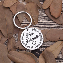 Load image into Gallery viewer, Birthday Gifts for Best Friends True Friends Keychain Friendship Gifts for BFF Women Friends Appreciation Thank You Gifts for Men Sisters Wedding Key Ring Teen Girls Boys Him Her