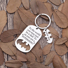 Load image into Gallery viewer, Fathers Day Gifts Dad Birthday Keychain For Daddy Step Dad To Be Husband From Daughter Son Wife Kids I Love You Key Ring Father Of The Bride Step Father Figure Wedding Anniversary Men Him