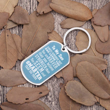 Load image into Gallery viewer, Son Keychain Inspirational Gifts For Teenage Boys Men From Mom Dad To Son Birthday College Graduation Motivational Gifts Always Remember You Are Braver Key Ring Wedding Presents For Him