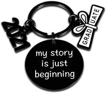Load image into Gallery viewer, 2021 Graduation Keychain Gifts for Him Her Graduates Masters Nurses Students from College Medical High School Inspirational Gifts for Women Men Girls Daughter Son Graduates from Dad Mom