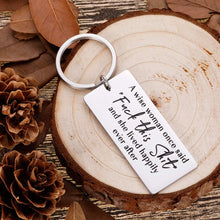 Load image into Gallery viewer, Funny motivational Women Keychain Christmas Gifts for Women Wife Friends Coworker Birthday A Wise Woman Once Said Inspirational Naughty Novelty Friendship Gag Gifts for BFF Sisters Girls Her Single M