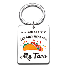 Load image into Gallery viewer, Husband Valentines Day Gifts For Wife Boyfriend Girlfriend Birthday Anniversary Taco Gifts Keychain From Hubby Fiance Weeding Funny Cute Sentimental Engagement Naughty Keychin For Soulmate Lover Him Her