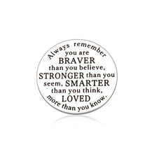 Load image into Gallery viewer, Pocket Hug Token Keepsake Gifts for Boyfriend Son Daughter Newphew Best Friends Long Distance Relationship Inspirational Gifts from Girlfriend Mom Dad Graduation Retirement Gifts Double-Sided Coin