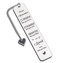 Load image into Gallery viewer, Bookmarks Gifts for Teen Girls Book Lovers Bookmark for Women Men Inspirational Gifts for Kids Boys Bookworm Nerd Readers Christmas Valentine Birthaday Graduation Bulk Gifts Cute Metal Bookmork