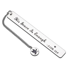 Load image into Gallery viewer, Inspirational Gifts Bookmark for Women Men Christian Baptism Catholic Bookmarks for Him Her Bible Verse Book Lovers Religious Gifts for Girls Kids Readers Christmas Birthday Metal Bookmarks in Bulk