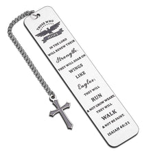 Load image into Gallery viewer, Inspirational Gifts for Women Men Christian Religious Bookmark Bible Verse Gifts for Book Lovers Readers Baptism Catholic Bookmarks Gifts for Him Her Girls Female in Bulk Christmas Birthday Bookmark