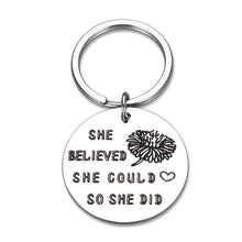 Load image into Gallery viewer, Class Of 2022 College School Graduation Gifts For Her High Middle Medical Nurse Students Graduate Gifts for Girls Inspirational Surgery Cancer Recovery from Mom Dad Motivational Did Keychain