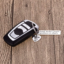 Load image into Gallery viewer, Leaders Boss Appreciation Gifts Keychain for Christmas Men Women Office Gifts for PM Supervisor Mentor Leader Birthday Thank You Leaving Going Away Gifts Retirement Coworker Boss Day Presents