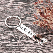 Load image into Gallery viewer, Long Distance Relationship Friendship Gifts for him her Sister Keychain Boyfriend Girlfriend Anniversary Gifts Husband Wife Valentine Gifts for Best Friends Miss You Key Chain Christmas Presents