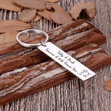 Load image into Gallery viewer, Father Of The Bride Gifts From Daughter To Dad Keychain Double Sided Wedding Day Thank You Appreciation Gifts For Father Daddy Him Men Dad I Love You Today a Bride Forever Your Little Girl Jewelry