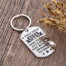 Load image into Gallery viewer, Boss Keychain Appreciation Gifts for Mentor Leader Coworker Leaving Going Away Gifts Supervisor Retirement Thank You Birthday Gifts Colleague Men Women Goodbye Farewell Christmas Presents