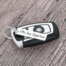 Load image into Gallery viewer, Long Distance Relationship Friendship Gifts for him her Sister Keychain Boyfriend Girlfriend Anniversary Gifts Husband Wife Valentine Gifts for Best Friends Miss You Key Chain Christmas Presents