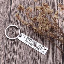Load image into Gallery viewer, Anniversary Giftss For Husband Wife Birthday I Love You Keychain Giftss For Girlfriend Boyfriend Couple Wedding Giftss From Wifey Hubby Valentine Day Giftss Key Chain For Him Her Presents