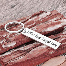 Load image into Gallery viewer, Long Distance Relationship Friendship Gifts for him her Sister Keychain Boyfriend Girlfriend Anniversary Gifts Husband Wife Valentine Gifts for Best Friends Miss You Key Chain Christmas Presents