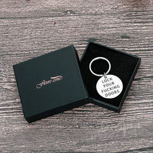 Load image into Gallery viewer, Lock Your Door Keychain My Favorite Murder Hotel Keychain for Murderinos True Crime Fans Gifts New Home Housewarming Gifts for Friends Podcast Lover Fans Enthusiasts Him Her Moving in