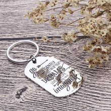 Load image into Gallery viewer, Inspirational Keychain Gifts Personalized Engraved Charm Key Chain Ring Pendant Go Confidently in The Direction of Your Dreams Graduation Birthday Gift for Office, Teen Boys, Teenage Girls