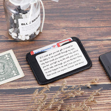 Load image into Gallery viewer, Wallet Insert Card Metal Christmas Gifts for Him Her Men Husband Valentine from Wife Girlfriend Boyfriend Anniversary Birthday Gifts Mini Love Note Wedding Engagement Gifts for Groom Fiance