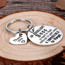 Load image into Gallery viewer, Boss Day Appreciation Gifts for Boss Lady Men Women him Her Keychain Gifts for Mentor Leader Coworker Leaving Job Going Away Retirement Thank You Birthday Gifts Colleague Goodbye Christmas Presents