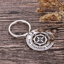 Load image into Gallery viewer, Long Distance Friendship Gifts For Him Her Best Friends Keychain Sisters Besties Bff Birthday Gifts For Women Friends Valentine Sisterhood Sorority Anniversary Christmas Graduation Gifts Men