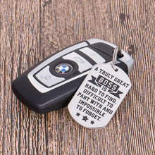 Load image into Gallery viewer, Boss Keychain Appreciation Gifts for Mentor Leader Coworker Leaving Going Away Gifts Supervisor Retirement Thank You Birthday Gifts Colleague Men Women Goodbye Farewell Christmas Presents
