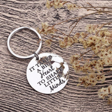 Load image into Gallery viewer, Teachers Appreciation Gifts Mothers Fathers Day Keychain Thank You Birthday Gifts For Mom Dad Teachers Coaches Women It Takes A Big Heart To Help Shape Little Minds Graduation Key Ring