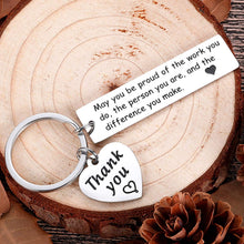 Load image into Gallery viewer, Boss Day Coworker Employee Appreciation Gifts Keychain for Men Women Leaving Gifts Office for Colleagues Leader Coach Nurse Birthday Thank You Going Away Gifts Retirement Boss Day Lady Presents