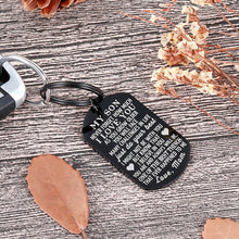 Load image into Gallery viewer, to My Son Christmas Valentine Keychain Gifts from Mom Dad Mother to Son Him Teens Adult Men Teenage Boys Kids Birthday Graduation Sweet Sixteen Going to College Guys Males Wedding Gifts Presents