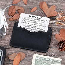 Load image into Gallery viewer, Son To Dad Gifs From Son To Father Wallet Insert Card For Dad Fathers Day Valentine Birthday Son To Step Dad from Little boy Kids I Love You Father Step Father Figure Wedding Men Him