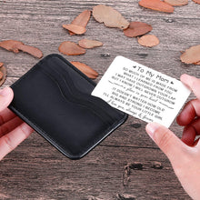 Load image into Gallery viewer, Daughter To Mom Wallet Insert Card Christmas Gifts For Mom Mothers Day Gifts Mum Valentine Birthday From daughter To Step mom To Be Wife Kids I Love You Mom Step Mother Figure Wedding Her Women
