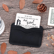 Load image into Gallery viewer, To My Dad Wallet Insert Card Christmas Gifts For Dad Fathers Day Gifts Dad Valentine Birthday From Daughter To Step Dad To Be Husband Kids I Love You Father Of The Bride Step Father Figure Men Metal
