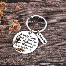 Load image into Gallery viewer, Boss Appreciation Gifts for Boss Male Female Keychain Lady Him Her Gifts for Mentor Leader Coworker Leaving Job Going Away Retirement Thank You Birthday Gifts Goodbye Christmas Presents Men Women