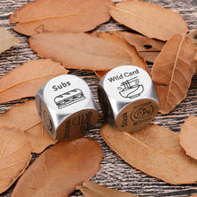 Load image into Gallery viewer, Anniversary Dice Gifts for Him Food Decision Dice Decider Date Night Gifts for Boyfriend Girlfriend Husband Wife Couple One 11 Year Anniversary Valentines Gifts for Him Her Best Friends Coworker Food
