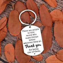 Load image into Gallery viewer, Boss Day Gifts Thank You Gifts for Women Men Coworker Employee Appreciation Gift for Boss Male Retirement Going Away Leaving Gifts Ideas for Teachers Office Inspirational Birthday Retired Keychain
