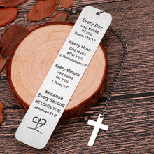 Load image into Gallery viewer, Fresh Christian Inspirational Gifts for Women Men Godson Religious Gifts Bookmarks Bible Verse Bookmark for Book Lovers Baptism Catholic Graduation Birthday Gifts for Female Christmas Book Mark
