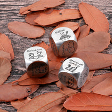 Load image into Gallery viewer, Date Night Gifts Anniversary Birthday Couple Gifts Naughty Dice for Her Him Boyfriend Girlfriend Husband Wife Decision Dice for Bride Groom One Year Anniversary Valentines Wedding Engagement Gift
