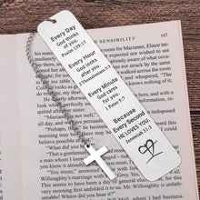 Load image into Gallery viewer, Fresh Christian Inspirational Gifts for Women Men Godson Religious Gifts Bookmarks Bible Verse Bookmark for Book Lovers Baptism Catholic Graduation Birthday Gifts for Female Christmas Book Mark
