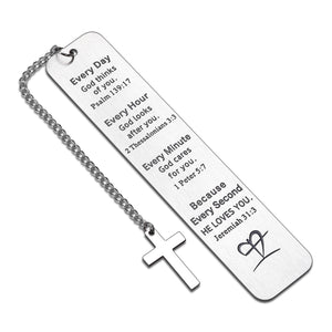 Fresh Christian Inspirational Gifts for Women Men Godson Religious Gifts Bookmarks Bible Verse Bookmark for Book Lovers Baptism Catholic Graduation Birthday Gifts for Female Christmas Book Mark