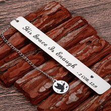 Load image into Gallery viewer, Inspirational Gifts Bookmark for Women Men Christian Baptism Catholic Bookmarks for Him Her Bible Verse Book Lovers Religious Gifts for Girls Kids Readers Christmas Birthday Metal Bookmarks in Bulk
