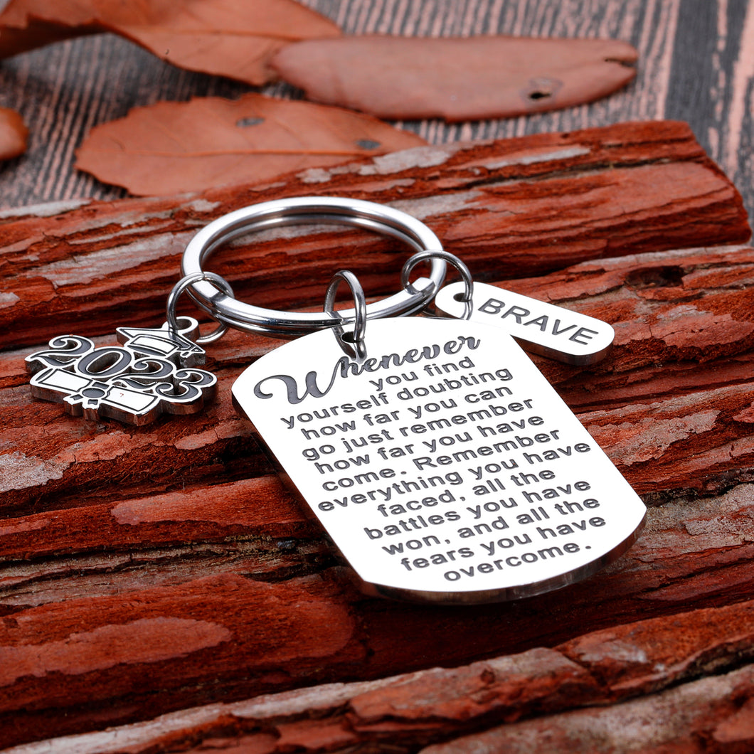 2023 Graduation Gifts For Him Her Senior Class Of 2023 High Middle Medical Nurse School Students Inspirational Surgery Graduate Gifts Cancer Recovery from Mom Dad Teachers Best Friends Motivational Birthday Valentines Christmas Keychain