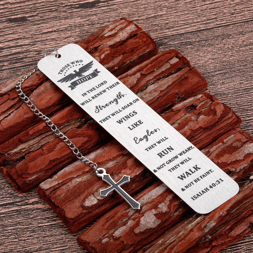 Inspirational Gifts for Women Men Christian Religious Bookmark Bible Verse Gifts for Book Lovers Readers Baptism Catholic Bookmarks Gifts for Him Her Girls Female in Bulk Christmas Birthday Bookmark