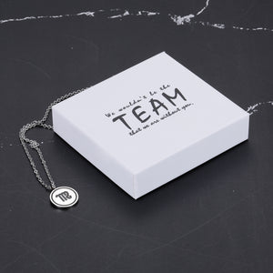 We wouldn’t be the team that we are without you Zodiac Necklace Star Birth Sign Necklace Gifts Horoscope Necklace