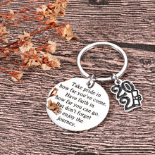 Load image into Gallery viewer, Class of 2021 Graduation Gifts Keychain For Him Her Daughter Son From Mom Dad Graduate Students From College High Medical Law School For Nurse Engineers College Masters Inspirational Double-Sided Gift
